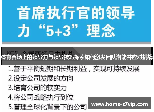 体育赛场上的领导力与领导技巧探索如何激发团队潜能并应对挑战